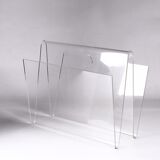 transparent plexiglass review door 1970