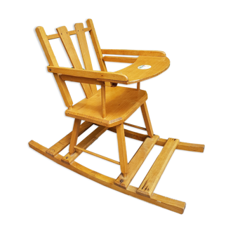 Vintage rocking child chair