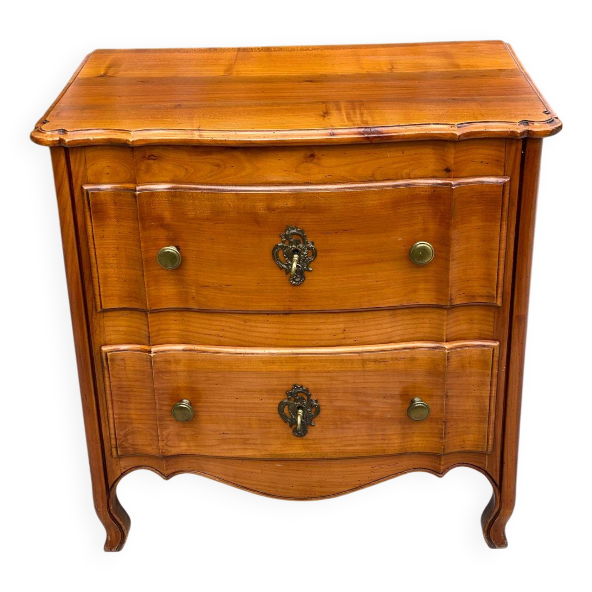 Louis XV Louis Philippe mix style chest of drawers solid walnut dovetail