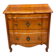 Commode de style mix Louis XV Louis Philippe noyer massif queue d'aronde