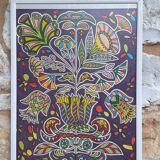 FELT DRAWING BY EDOUARD DERMIT. 07.04.1968