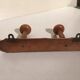 Former vintage wall hanger 2 turned wooden pads