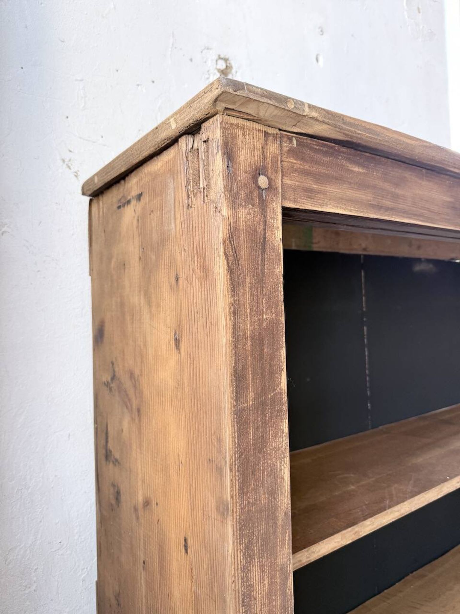 XXL industrial sideboard with glass doors