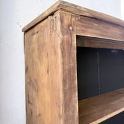 XXL industrial sideboard with glass doors