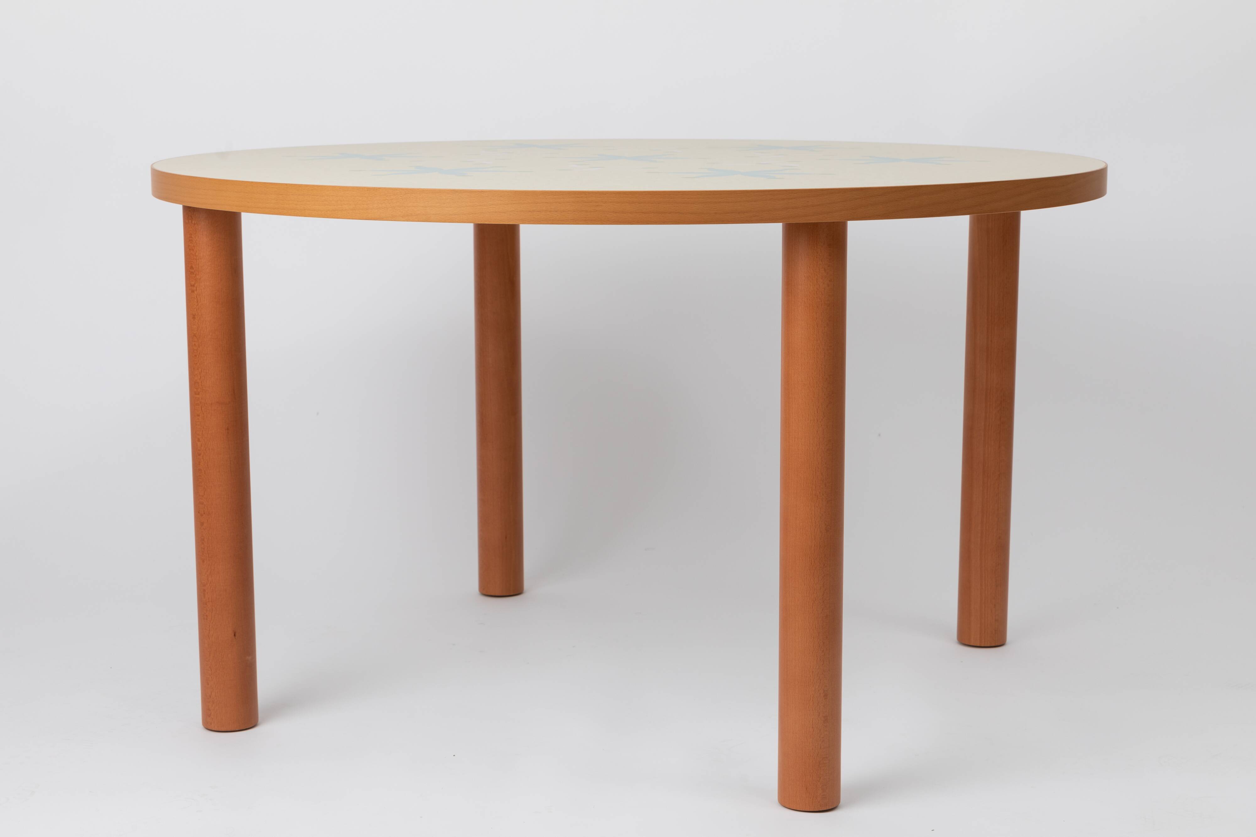 "Alicudi" Round Dining Table by Ettore Sottsass for Zanotta, 1990