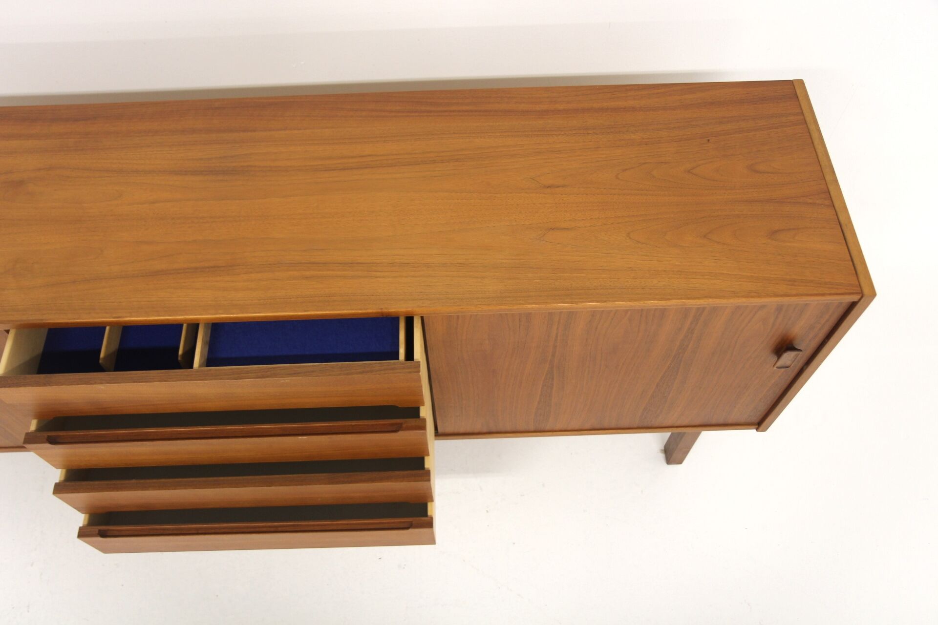 Scandinavian walnut sideboard, "Arild", Nils Jonsson, Troeds, Sweden, 1960