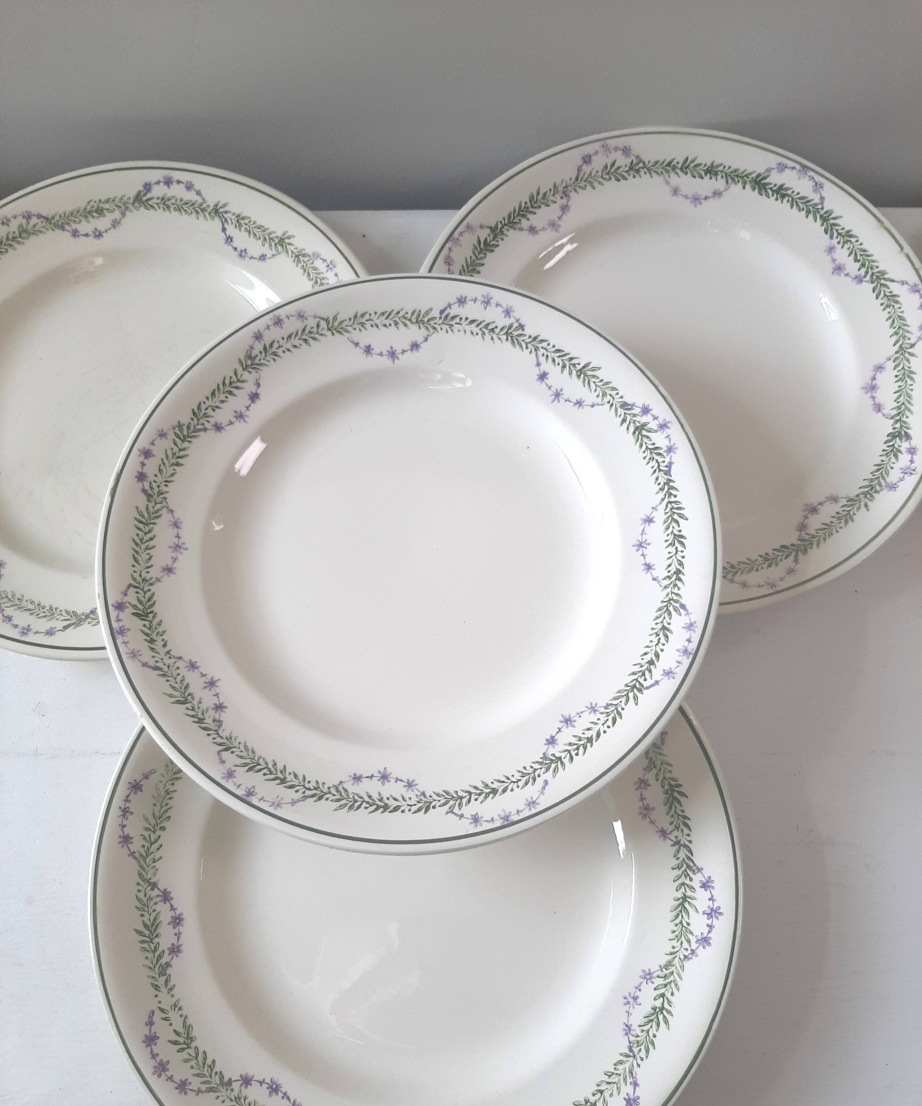 Assiettes à dessert Longwy