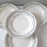 Assiettes à dessert Longwy