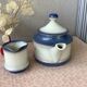 Teapot Goebel country Auvergne - Oeslauer Manufaktur and milk jug
