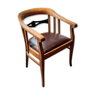 Office chair, oak, circa 1910