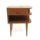 Mahogany bedside table, Swedish Modern, Sweden, 1940.