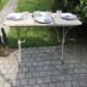 Dining garden of wood and wrought iron early twentieth