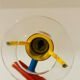 Ceiling light 4 Spots Shiny Vintage Germany 1980s