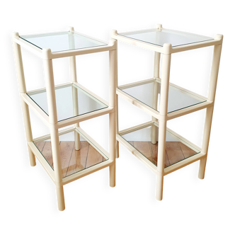 Paire d'étagères de Makio Hasuike by Gedy , Italie 1970