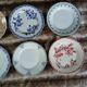10 antique flat plates in ironstone