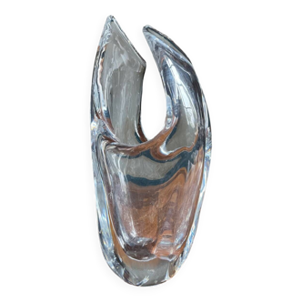 Schneider crystal vase
