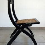 Vintage cannée folding chair