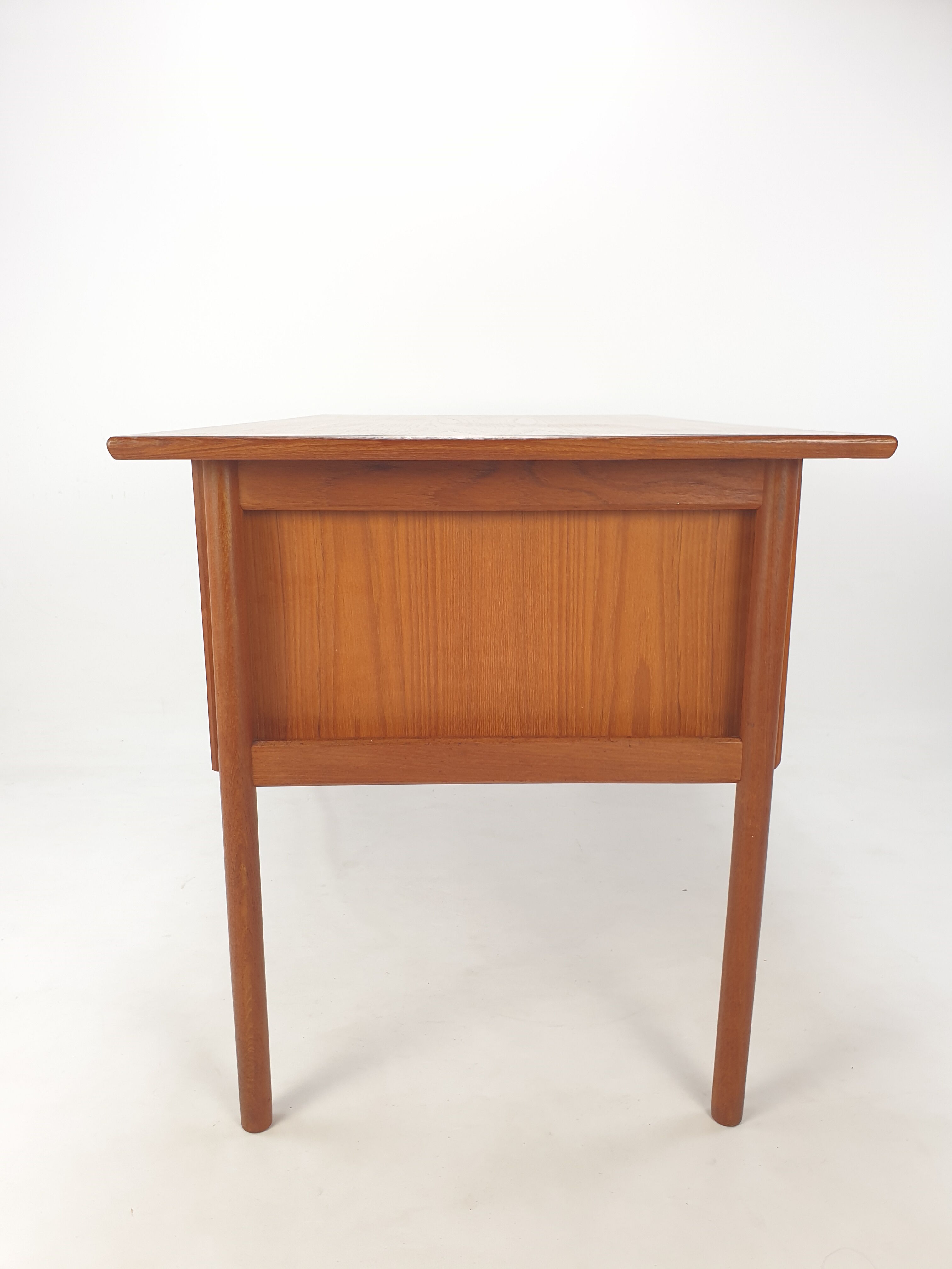 Danish Teak Desk by Gunnar Nielsen Tibergaard, 1960s