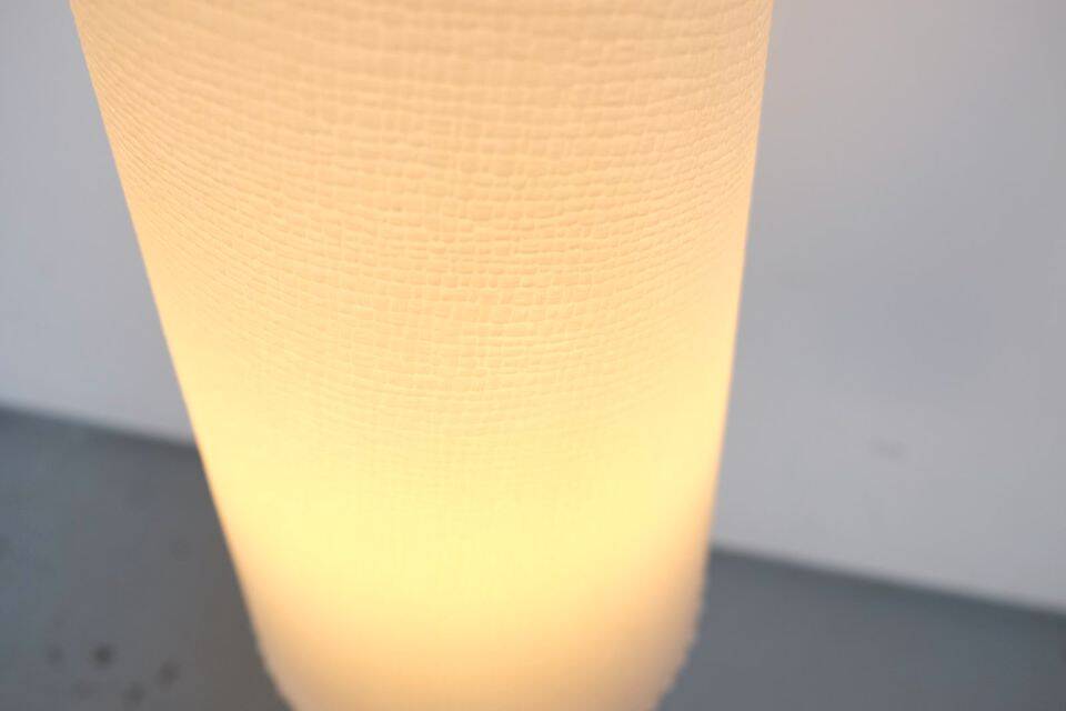 Vintage 1960s floor lamp, retro Mid-Century style.
