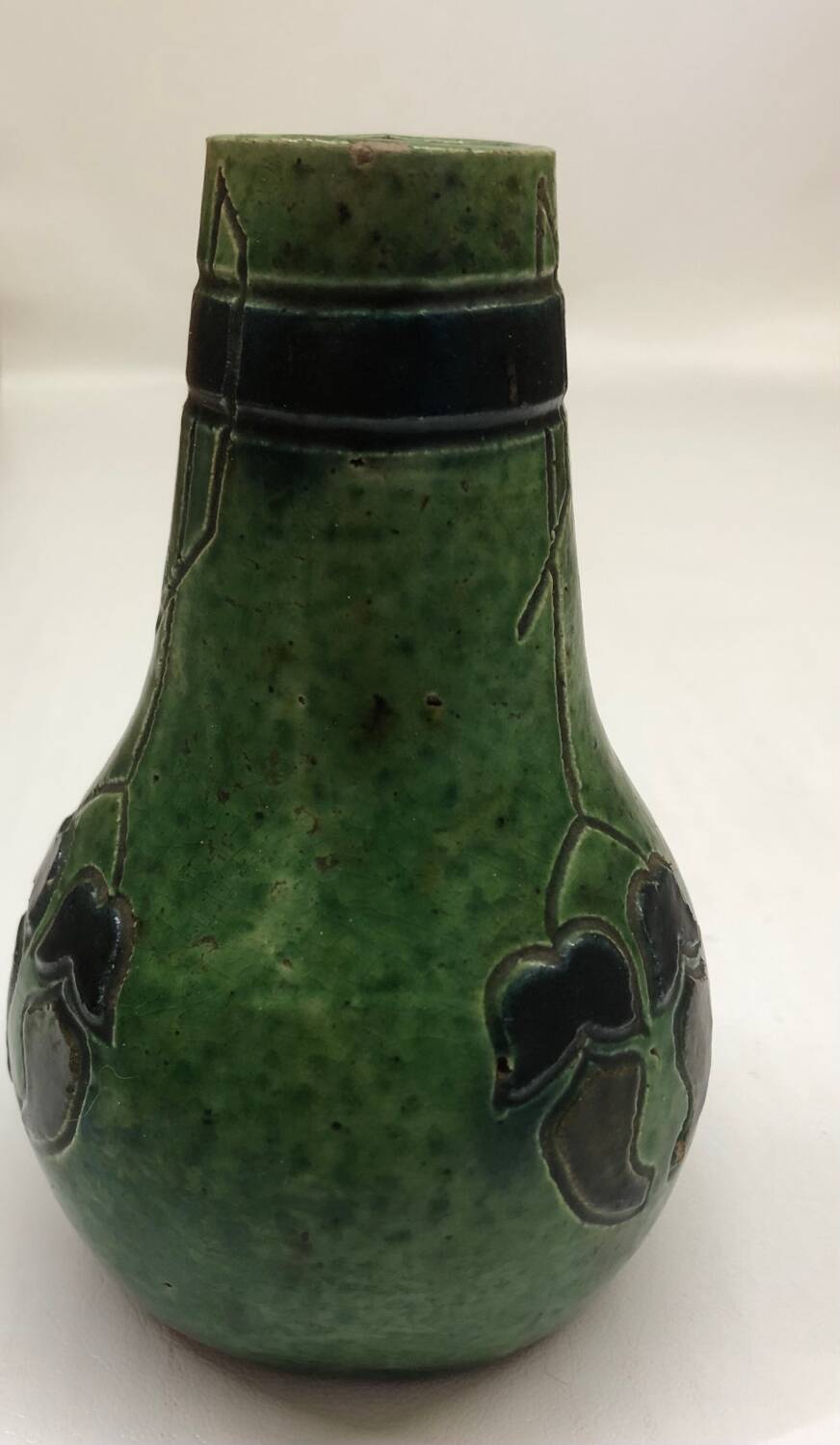 Flemish art deco stoneware soliflore vase