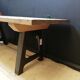 Table in wood and cast iron, industrial style, vintage