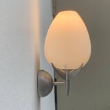 Vintage wall lamp in postmodern Italian glass by Lucente.