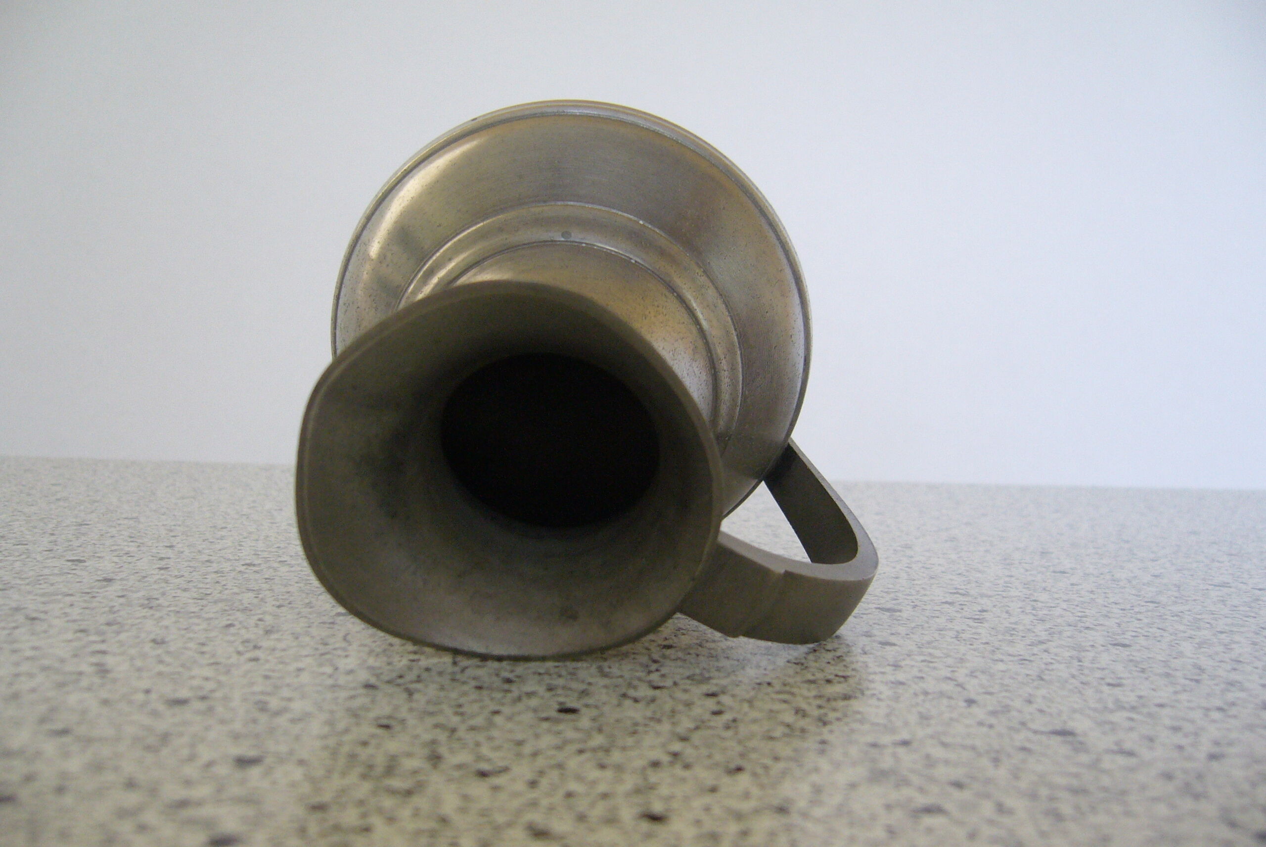 French Pewter Cream or Milk Pitcher