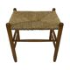 Vintage Stool Danish Papercord Rope Stool Mid Century Ottoman