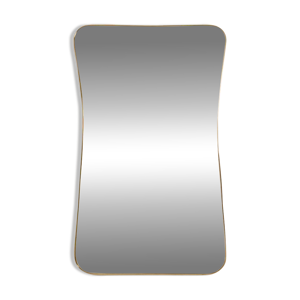 Miroir en laiton doré