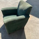 Velvet club chair