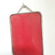 Vintage barber mirror with chain