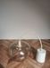 Vintage glass globe hanging