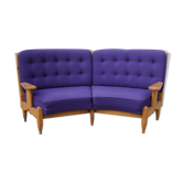 Sofa "Véronique", by Guillerme and Chambron, published by Votre Maison, France, 1960