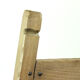 Tabourets de barre de cru en bois et cuir, Tchécoslovaquie années 1950