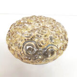 Ceiling lamp glass bubble champagne 70s