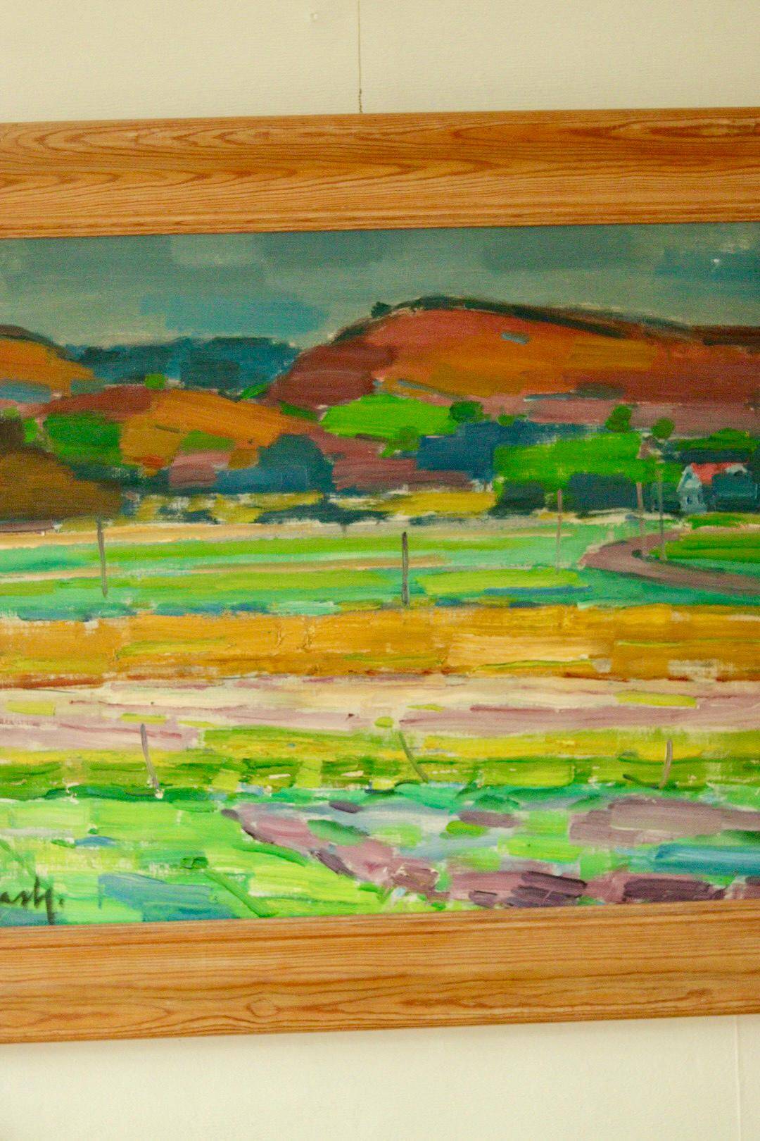 Original Swedish oil on canvas from the mid-century – by Gerhard Lundberg