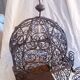 Vintage metal volute decoration