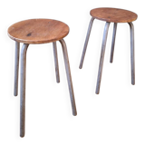Pair of industrial stools