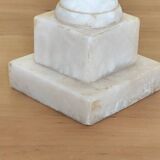 Old marble lamp base