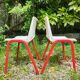 Duo of vintage and designer children's chairs. Kindergarten. 1980.