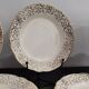 White and golden dessert plates Villeroy and Boch