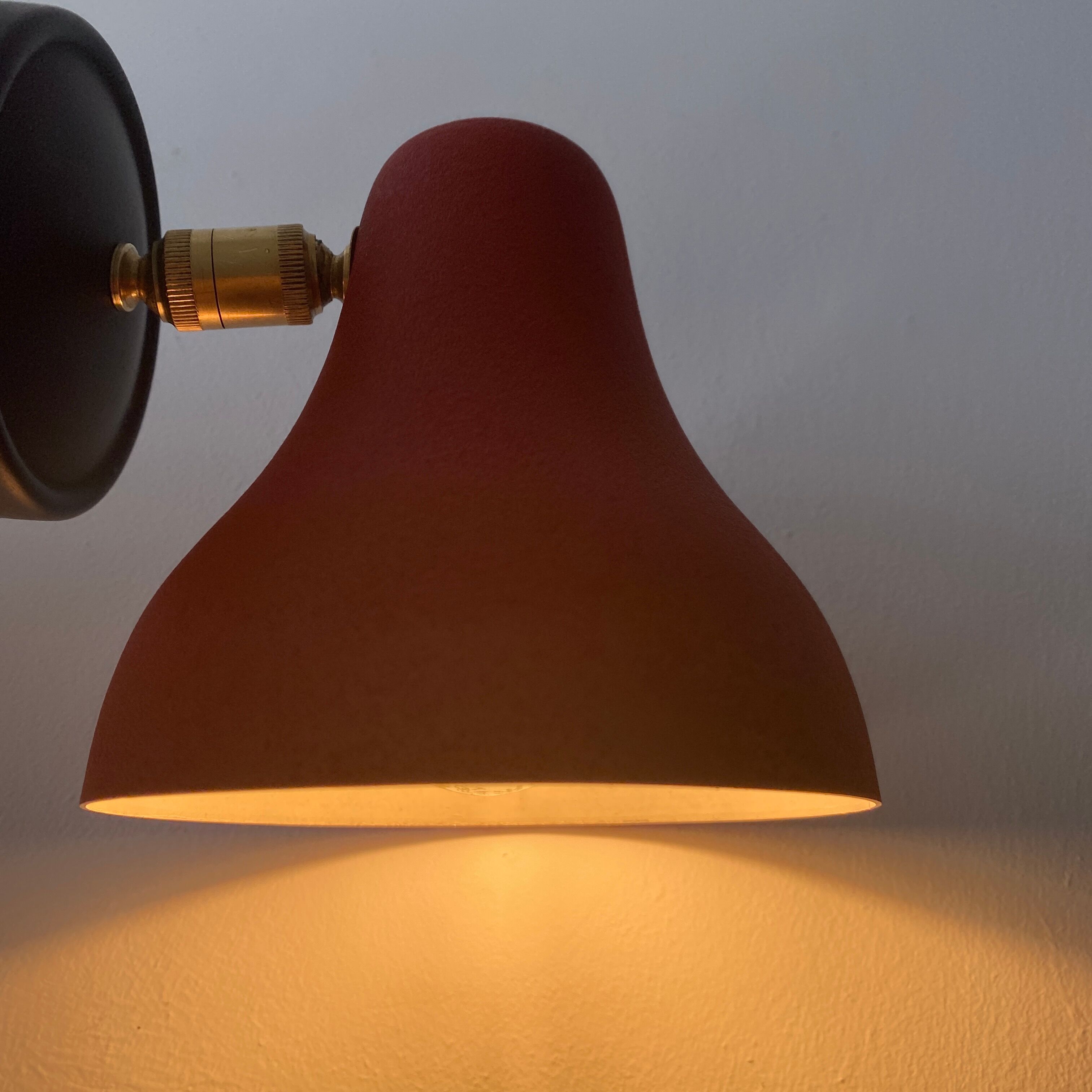 Lot 2 old vintage articulated wall lamps 1950