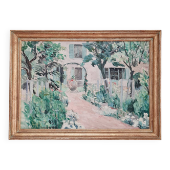 Old oil painting - old painting