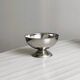 Set of 6 silver stainless steel dessert bowls