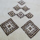 Mid century beni ourain moroccan wool hand-knotted carpet 295x197cm