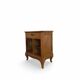 Antique Italian bedside table in solid walnut, 1920s/1930s