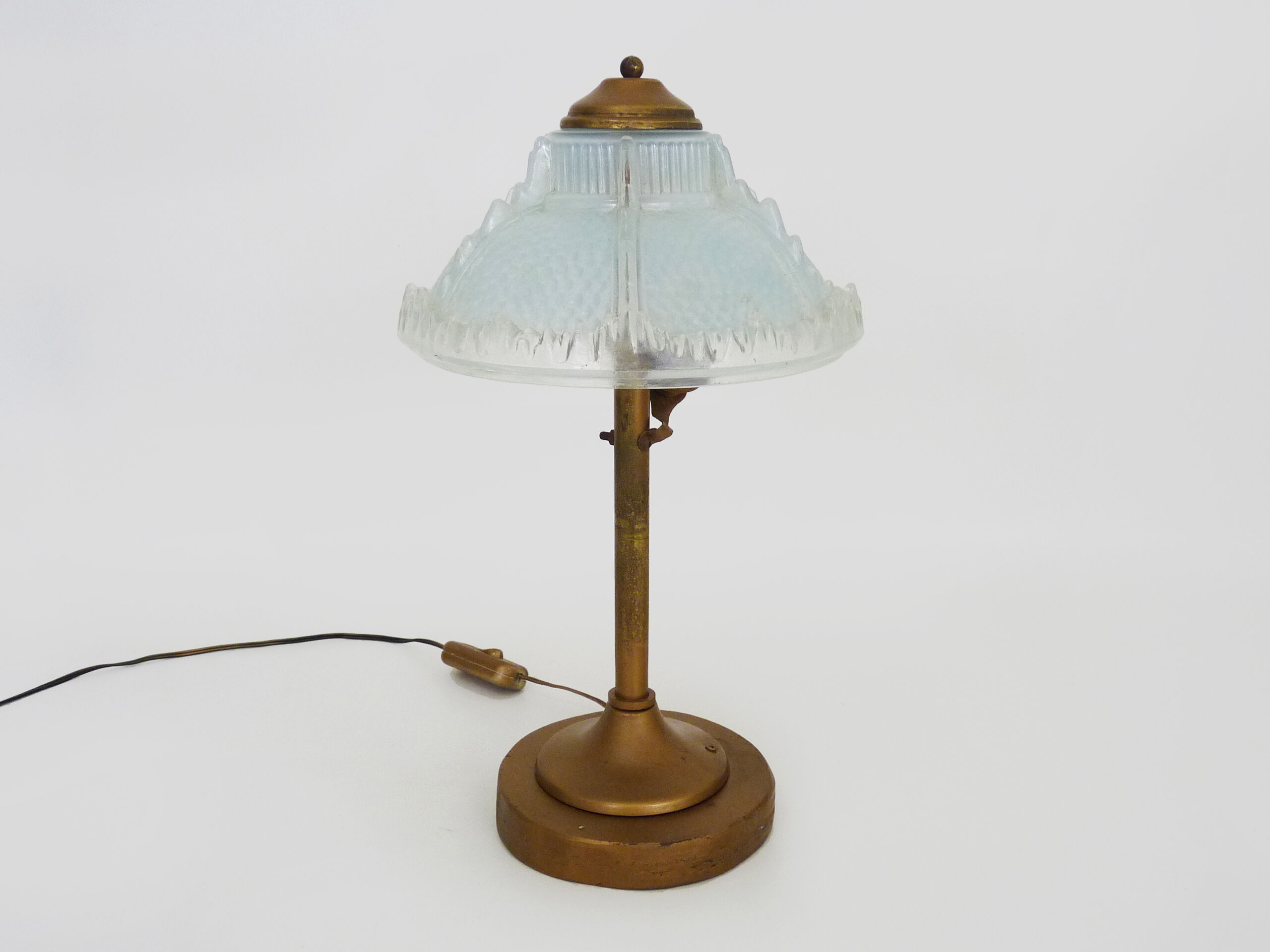 Desk lamp, art deco table lamp ezan france, 30s