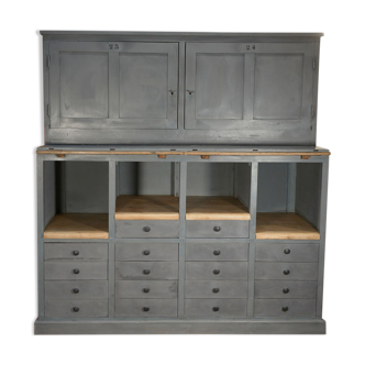 Meuble d'atelier tiroir et portes 1950