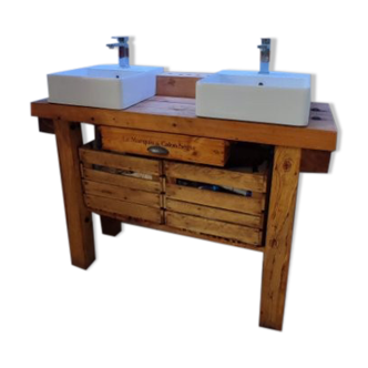 Established washbasin cabinet