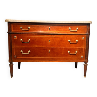 Louis XVI chest of drawers 1920 mahogany